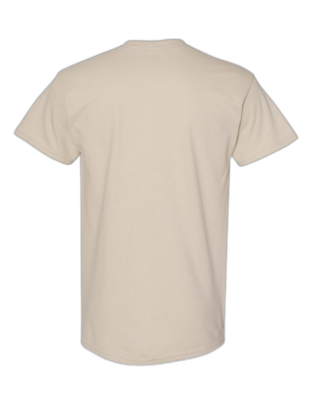 Playera Cuello Redondo 100% Algodón (4 vistas)